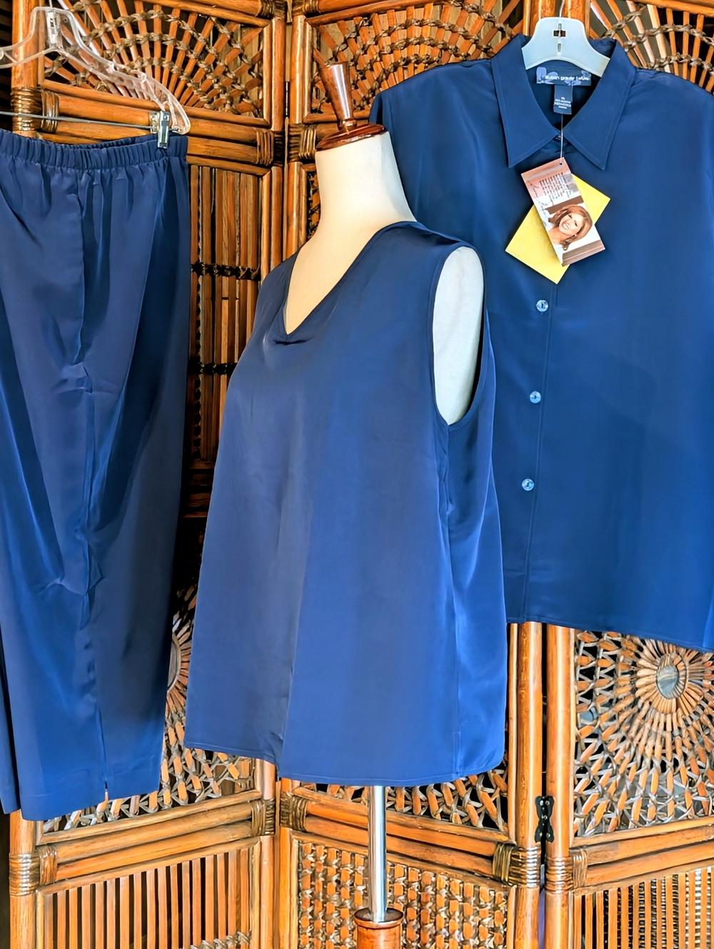 SUSAN GRAVER STYLE 3-Piece Pant Suit - Color Choice - XL - NWT - Picture 4 of 15